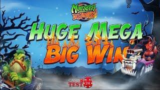 HUGE MEGA BIG WIN ON MONSTER WHEELS SLOT (MICROGAMING) - 1,50€ BET!
