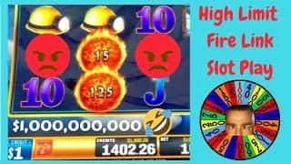 •High Limit Fire Link Slot Machine Live Play•