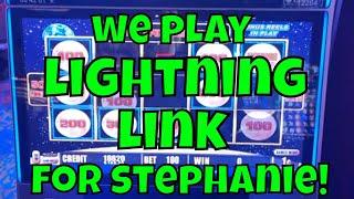 We Play Lightning Link Because Stephanie Asked for it!