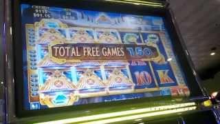 Pride of Egypt Slot Machine Bonus Win - Konami #2