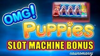 OMG! Puppies Slot - NEW GAME - Slot Machine Bonus