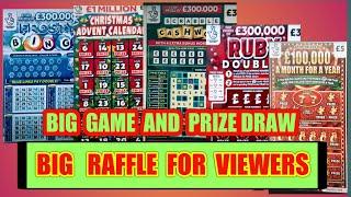 SCRATCHCARD  GAME ..and AMAZING BIG PRIZE DRAW....OF SCRATCHCARDS..FREE DELVERY TO YOUR HOME