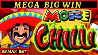 More More Chilli Slot Machine - MEGA BIG WIN | Buffalo Max Slot BONUS |Lightning Link Tiki Fire Slot