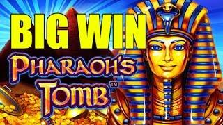 ONLINE CASINO Pharaoh's Tomb Big Win - mega win - (betsize example 2 euro bet) - Epic reactions
