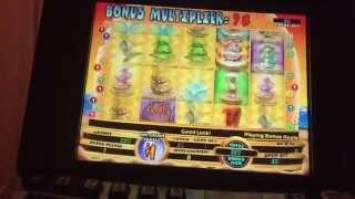 Snow Globes slot machine bonus $20 bet jackpot hand pay high limit pokie
