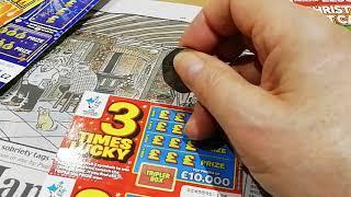 •Wow!•I do some Scratchcards in•Sainbury's•while sitting in cafe.having•Teeeeeaaa•with Piggy•