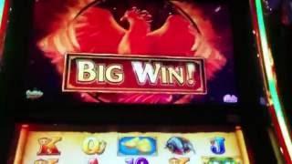 BIG WIN - Red Phoenix Slot Machine Bonus - Bally
