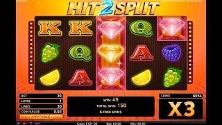 Playing on the Exclusive Hit 2 Split Slot from NetEnt at Unibet Casino