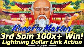 3rd Spin, 100x+ Win! Lightning Dollar Link Action: Kung Fu Master, Chica Bonita and Corrida Del Toro