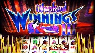 MAX BET!! Aristocrat - Wicked Winnings III (Nice Win) - Slot Machine Bonus