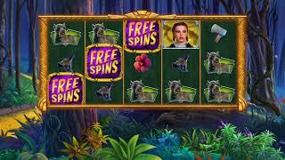 THE WIZARD OF OZ COWARDLY LION Video Slot Casino Game with a BIG WIN FREE SPIN BONUS