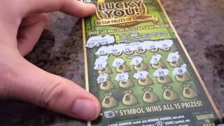 $300,000 LUCKY YOU Pennsylvania Lottery Scratc