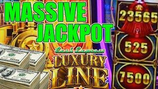 Mega Luxury Line Jackpot Vegas! ⋆ Slots ⋆ Grand Jackpot Train + Gold Train Pays Massive!