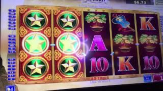 KONAMI Dragon's Voyage Slot Machine FREE SPIN BONUS