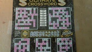$25 Ultimate Crossword Instant Lottery Ticket