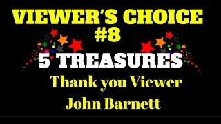 BIG Bonus Win - Viewer Choice #8 5 Treasures Thanks John Barnett