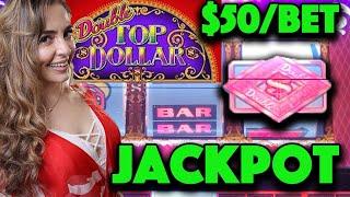 AMAZING COMEBACK! HANDPAY JACKPOT on $50/SPIN Top Dollar Slot Machine in Tampa!