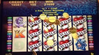 •STUCK ON YOU Slot machine•BIG BONUS WIN•$1.50 Bet x 398