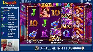 18 Free Spins!! Really Big Win From Hot Fiesta Slot!!