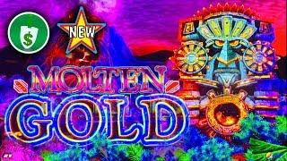 •️ New - Molten Gold slot machine, bonus