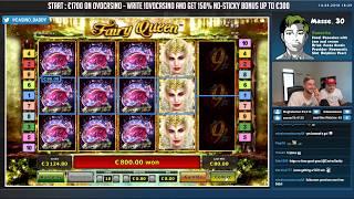 MEGA WIN! Fariy Queen BIG WIN - HUGE WIN - Slots (8 euro bet)