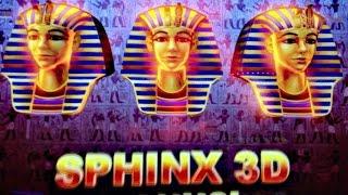 SPHINX 3D slot machine Bonus and  Ramosis Wild Feature WIN