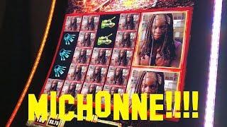The Walking Dead 2 Live Play with Dave's Michonne attack bonus and NICE WIN Slot Machine