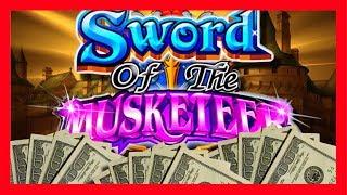 This Slot Brings Out The ANGRY GAMBLER Every Time! Sword of the Musketeer Slot Machine Bonuses!