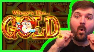 MY FIRST TIME PLAYING WHERE'S THE GOLD SLOT MACHINE WAS GREAT! Casino Winning W/ SDGuy1234