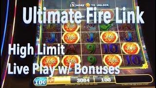 ULTIMATE FIRE LINK: High Limit Live Play w/ Bonuses