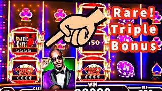 RARE TRIPLE BONUS ★ Slots ★ NEW Snoop Dogg The Jokers Wild Slot Machine