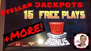 • Stellar JACKPOTS Bonus + MORE! • • BONUS HOLIDAY VIDEO • Slot Machine Pokies w Brian Christopher