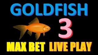 ☆ GOLD FISH 3 SLOT MACHINE LIVE PLAY MAX BET! Goldfish 3 Slot Machine Bonus! ~WMS (DProxima) ☆