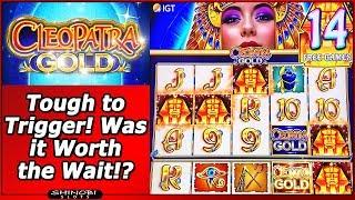 Cleopatra Gold Slot - TOUGH to Trigger Bonus, Was It Worth the Wait!?