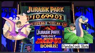 My first time was a WIN on Jurassic Park Trilogy slot•