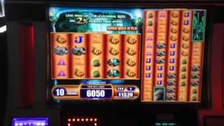 Queen of the Wild II Slot Machine Bonus Max Bet Margaritaville Casino Las Vegas