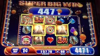 WMS Jungle Wild 3 Slot Machine Big Win Line Hit