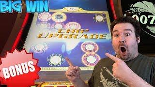 007 Casino Royale CHIP RESPIN BONUS - BIG WIN Max Bet Slot Machine Live Play James Bond