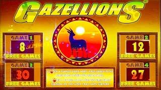 Gazillions slot machine, 2 DBG sessions