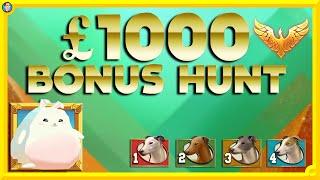 £1000 Bonus Hunt: Fat Rabbit, Wildhound Derby, Mystery Box & More!!