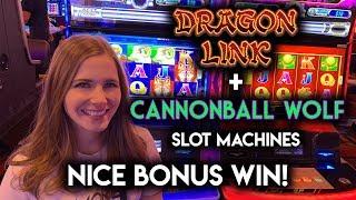 First Time Trying Cannonball Wolf Slot Machine! AWESOME BONUS WIN!!!