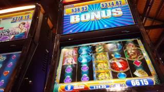The King & The Sword slot machine bonus. Nice win!