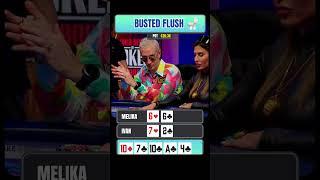 TILTED Poker Player Can't Believe NASTY RIVER ⋆ Slots ⋆ #Shorts
