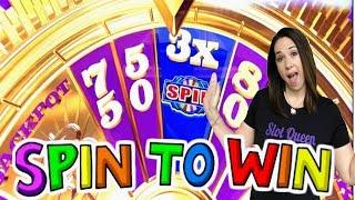 •SLOT QUEEN PLAYS WHEEL OF FORTUNE •• I'LL TAKE AN  