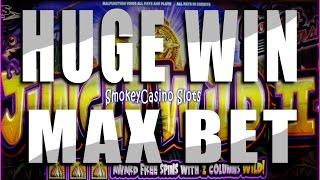 JUNGLE WILD 2 Slot Machine Huge Win!! ~ Max Bet!!