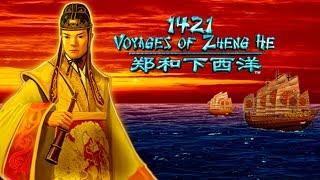 Spielo's 1421 Voyages Of Zheng He Slot Machine - A Little Live Play (no Bonus)