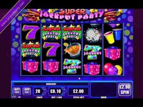 £507 Mega Big Win (253xStake) on Super Jackpot Party™ Jackpot Party
