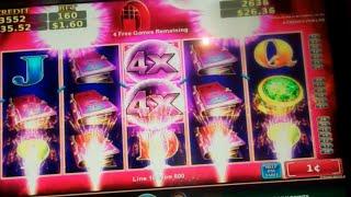 Gypsy Fire Slot Machine Bonus - BIG BET - 8 Free Spins, Nice Win (#3)