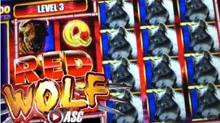 *NEW GAME* RED WOLF | Ainsworth - BIG WIN!! Slot Machine Bonus