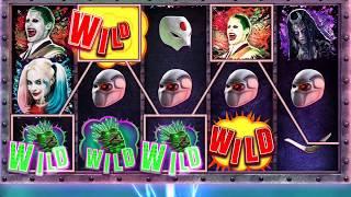 SUICIDE SQUAD Video Slot Game with an ENCHANTRESS  FREE SPIN BONUS
